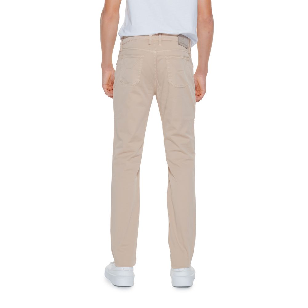 Jeans e pantaloni in cotone beige