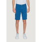 Blaue Baumwollshorts