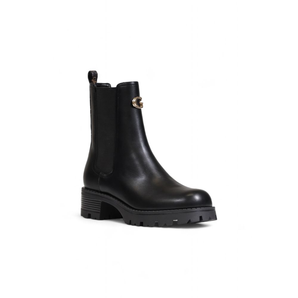 Schwarzer Polyethylenstiefel