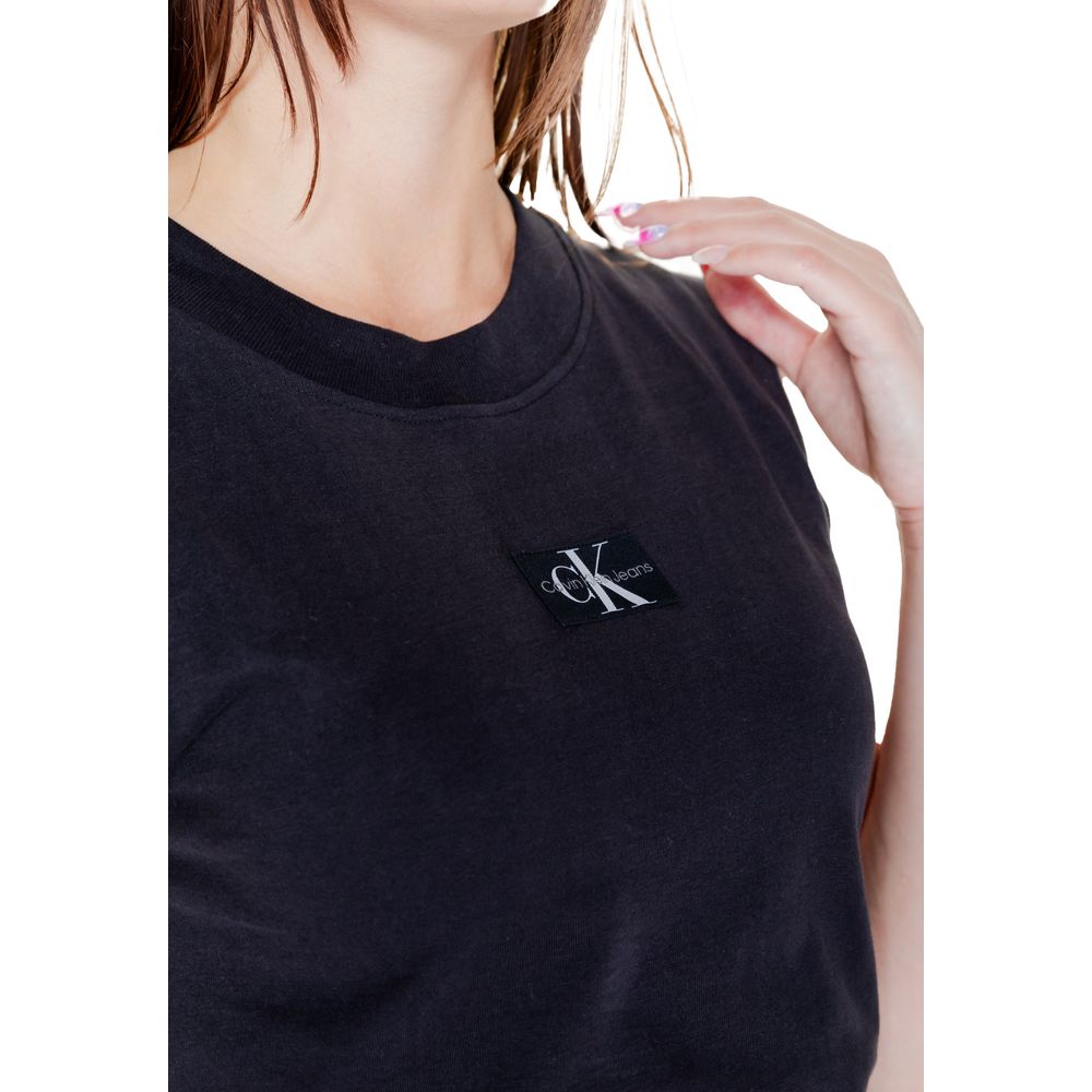 Schwarze Baumwolltops und T-Shirts
