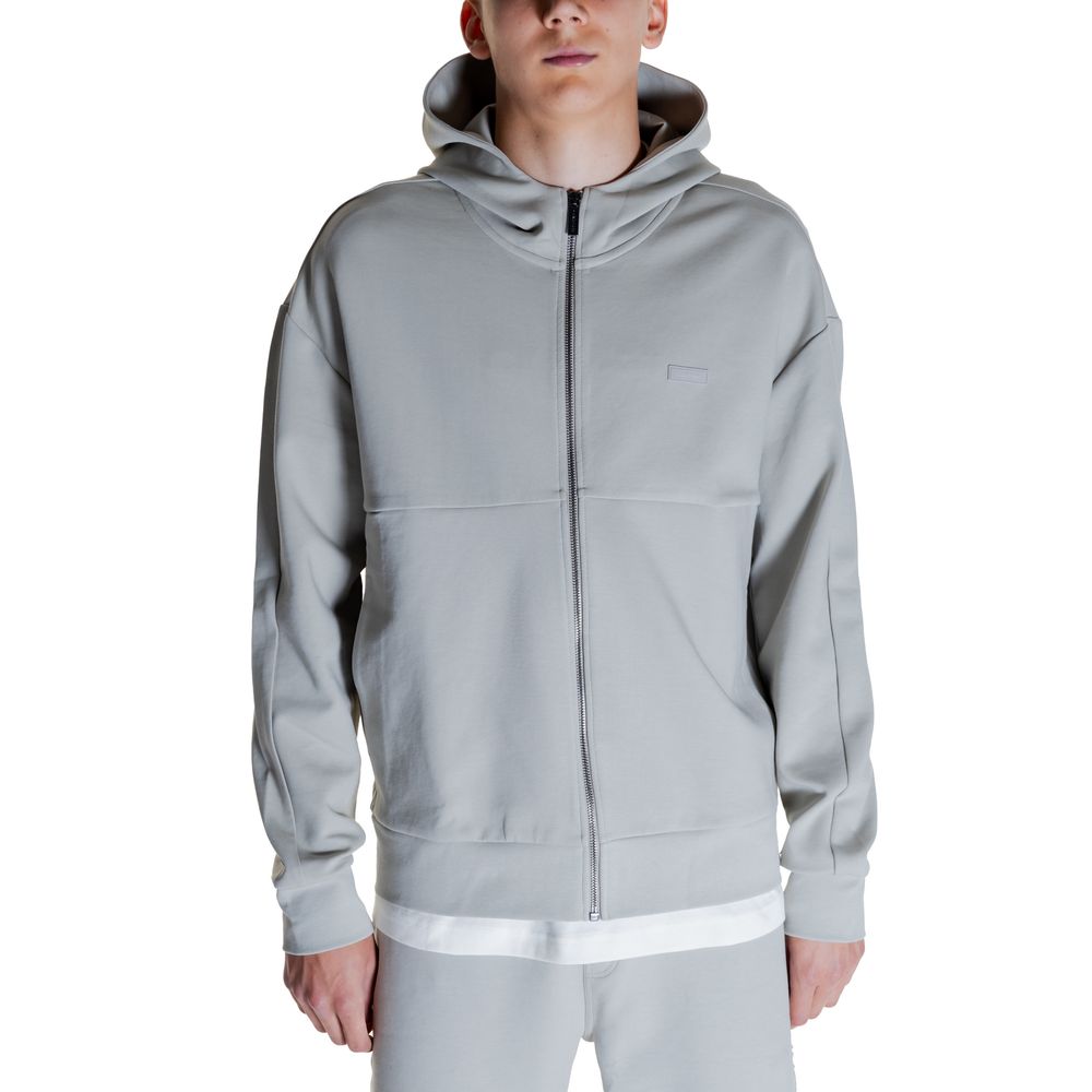 Maglione di cotone grigio