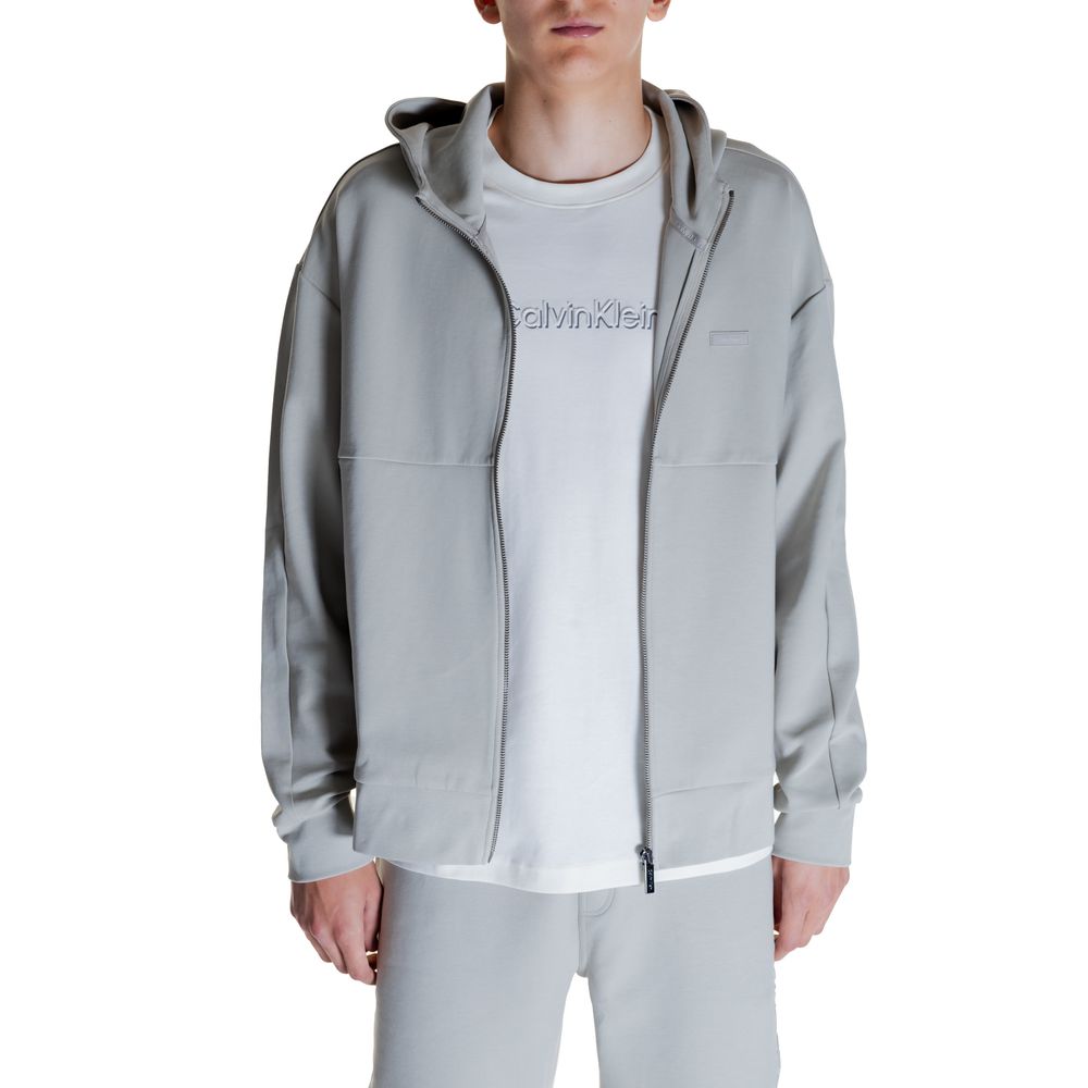 Maglione di cotone grigio