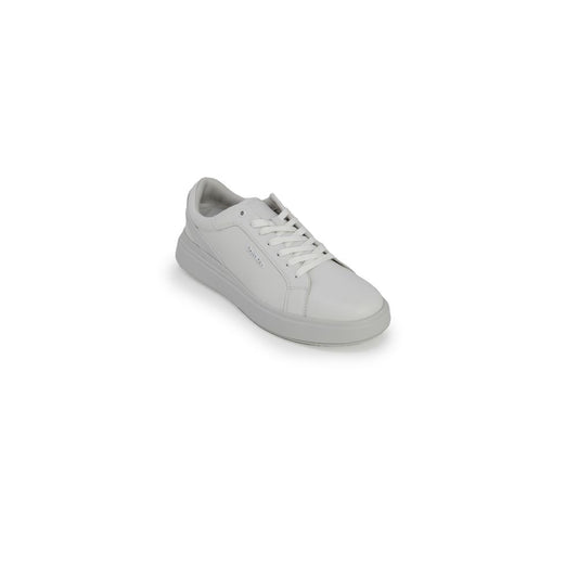 Sneaker in pelle grigia