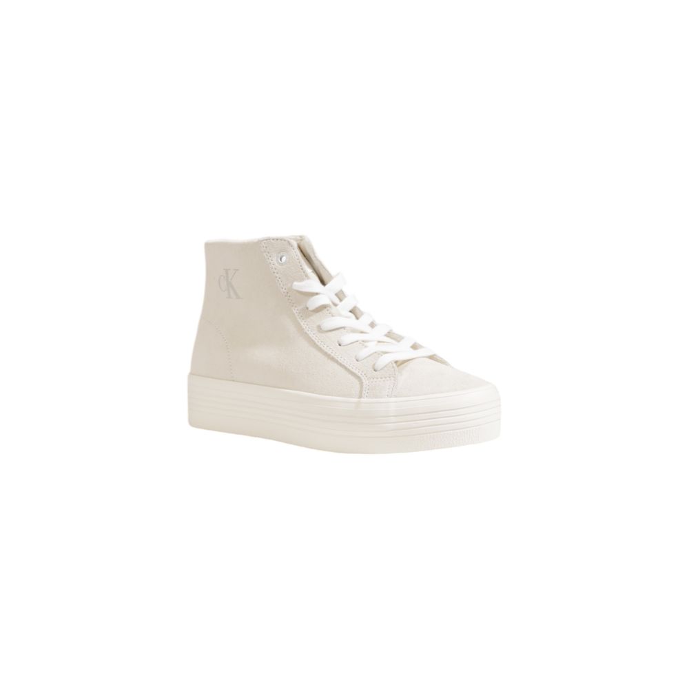 Sneaker in pelle scamosciata beige