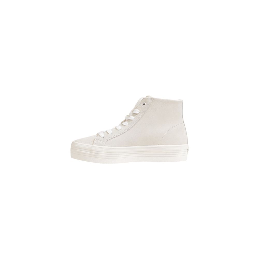 Sneaker in pelle scamosciata beige