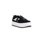Schwarzer Ledersneaker