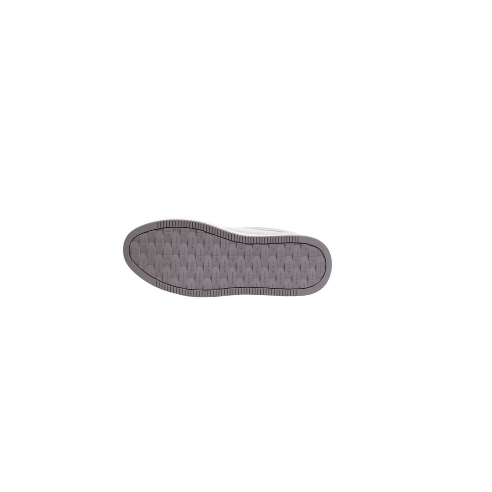 Sneaker in pelle grigia