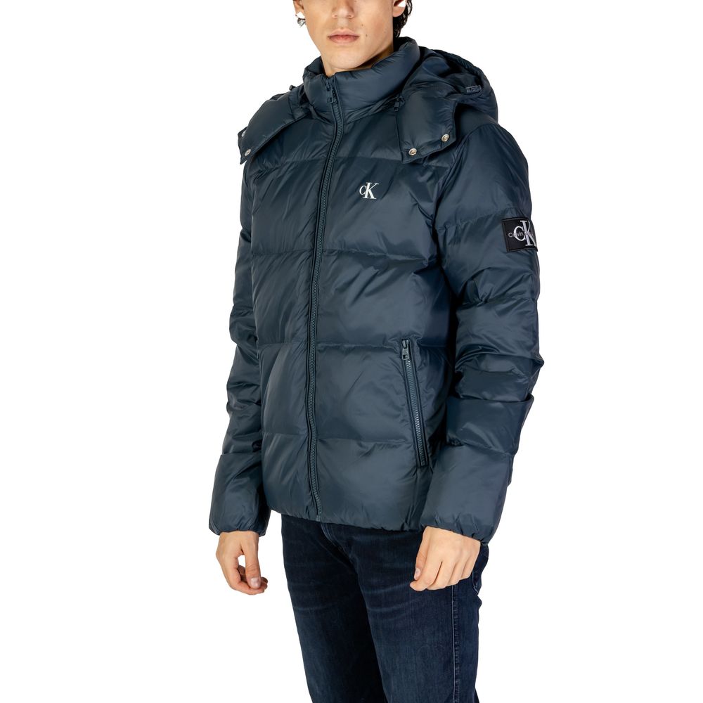 Blue Polyamide Jacket