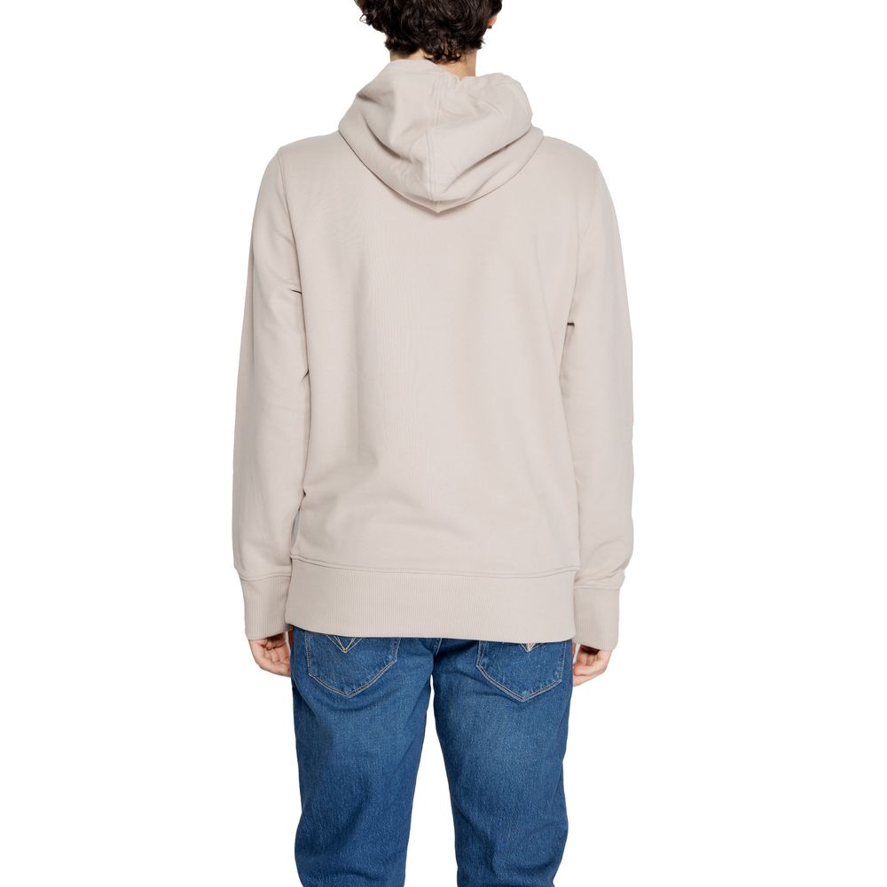 Beigefarbener Rigenerato-Pullover aus Baumwolle