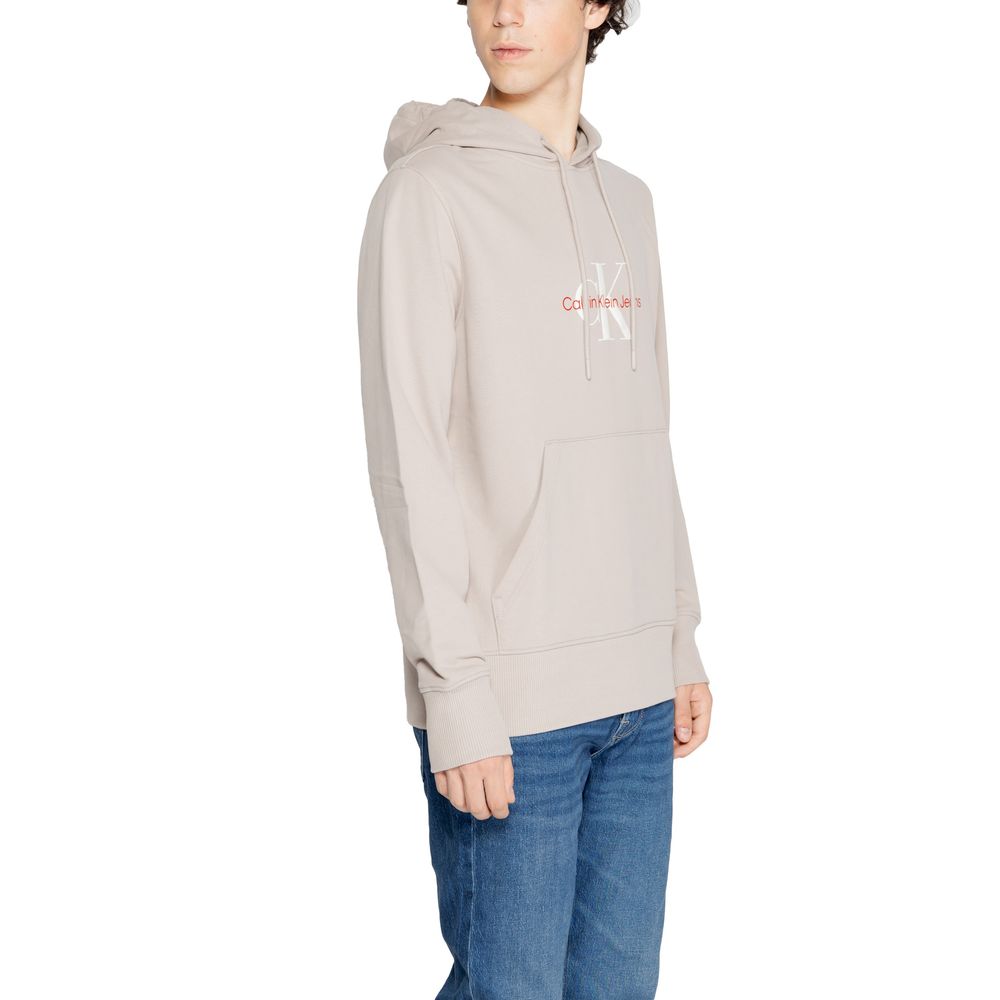 Beigefarbener Rigenerato-Pullover aus Baumwolle