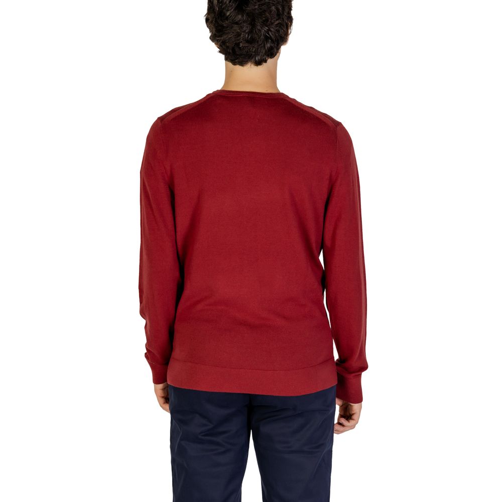 Maglietta in lana bordeaux