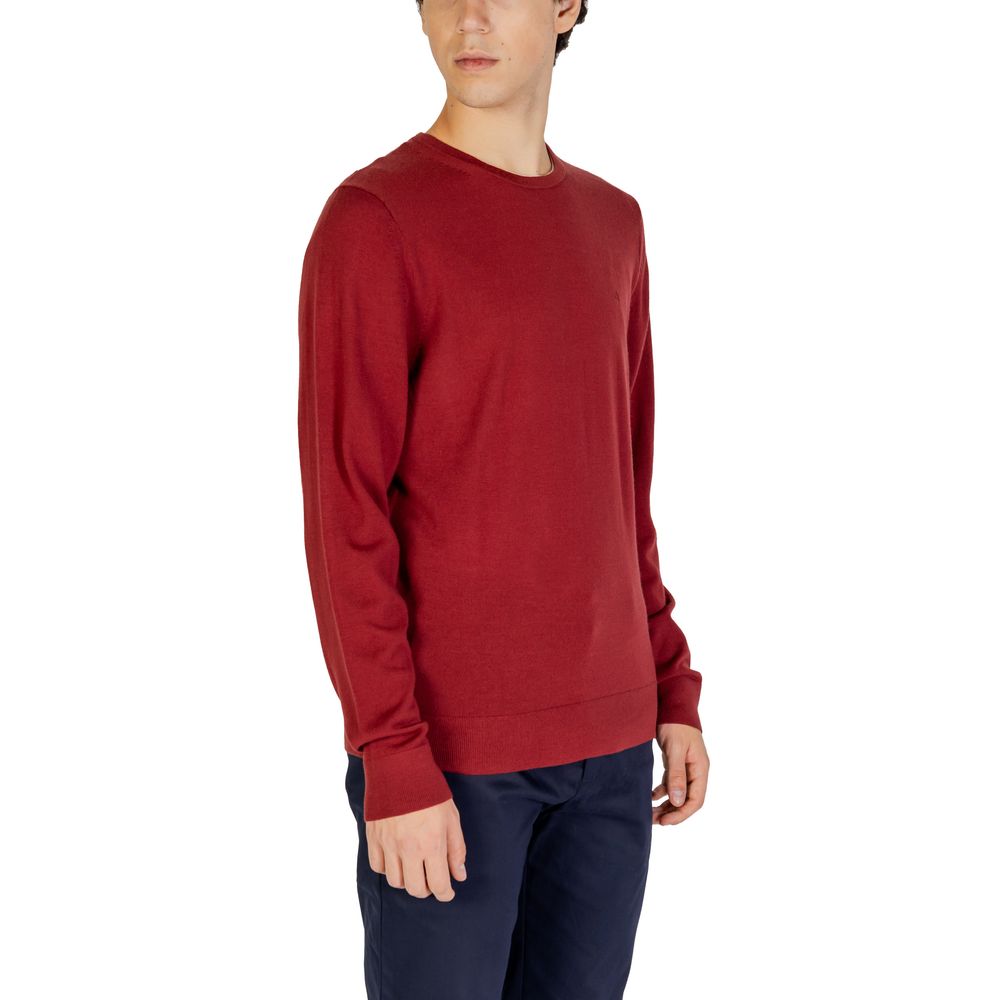 Maglietta in lana bordeaux
