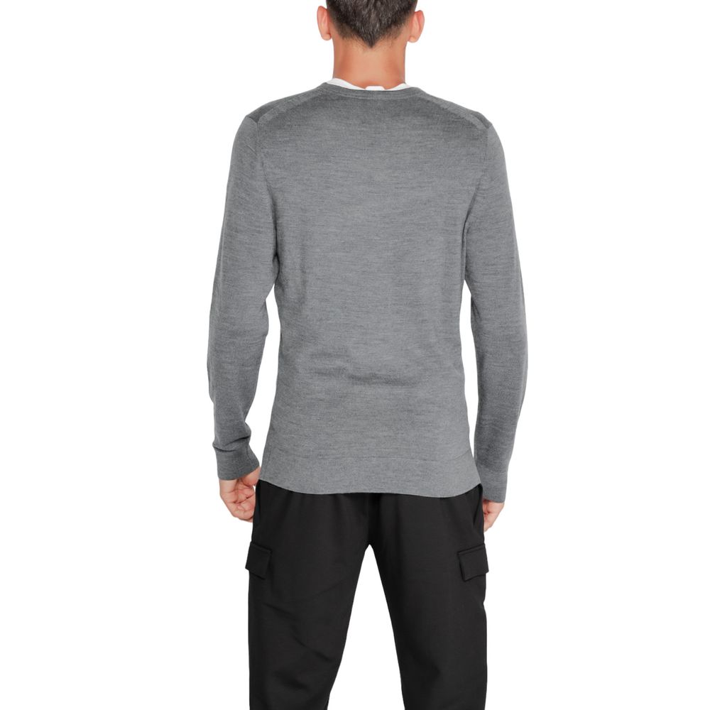 Graues Woll-T-Shirt