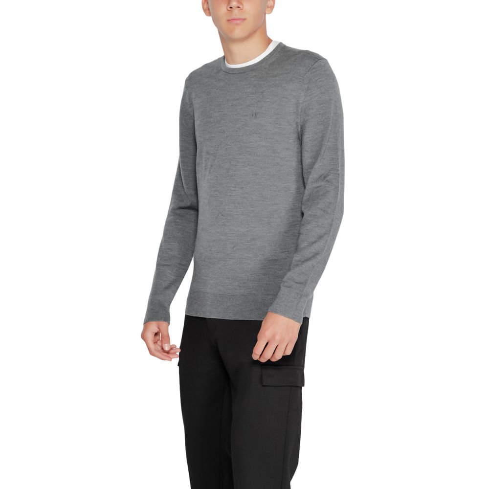 Graues Woll-T-Shirt