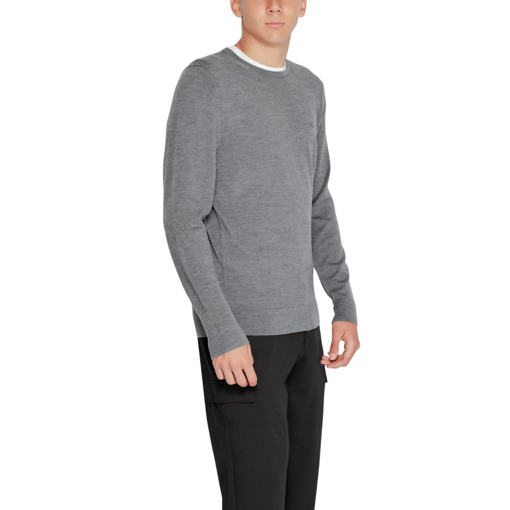 Graues Woll-T-Shirt