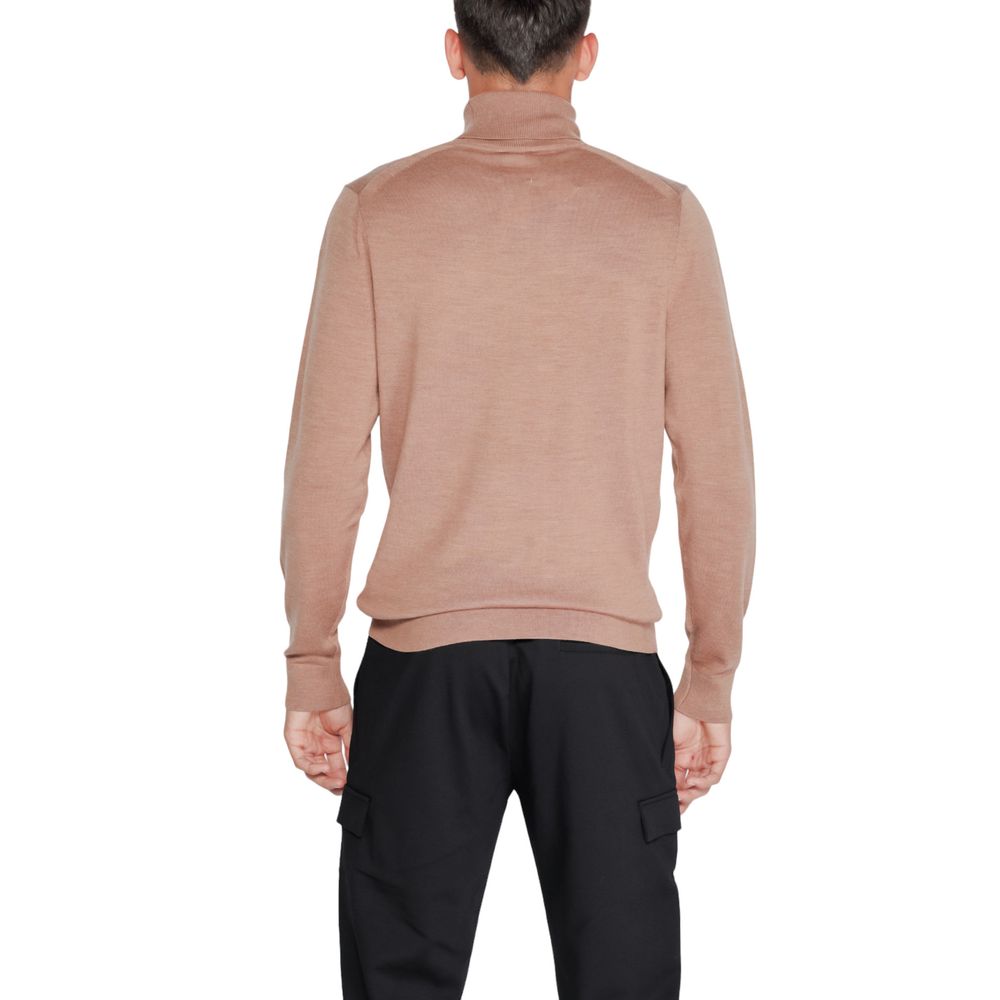 Maglione di lana beige