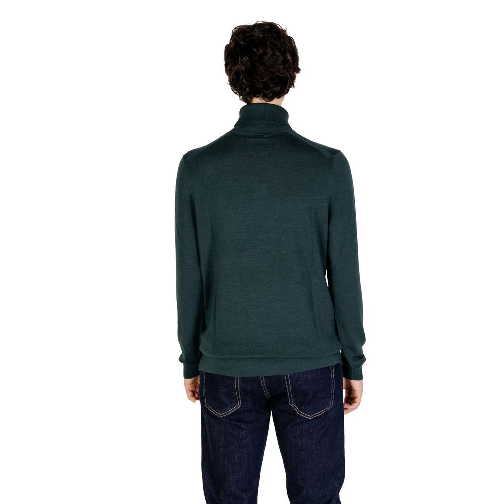 Maglione di lana verde
