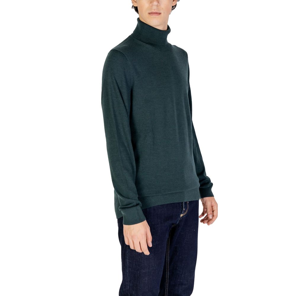 Maglione di lana verde