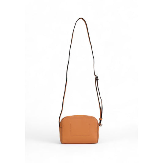 Orange Kunstleder Handtasche