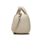 Beige Kunstleder Handtasche