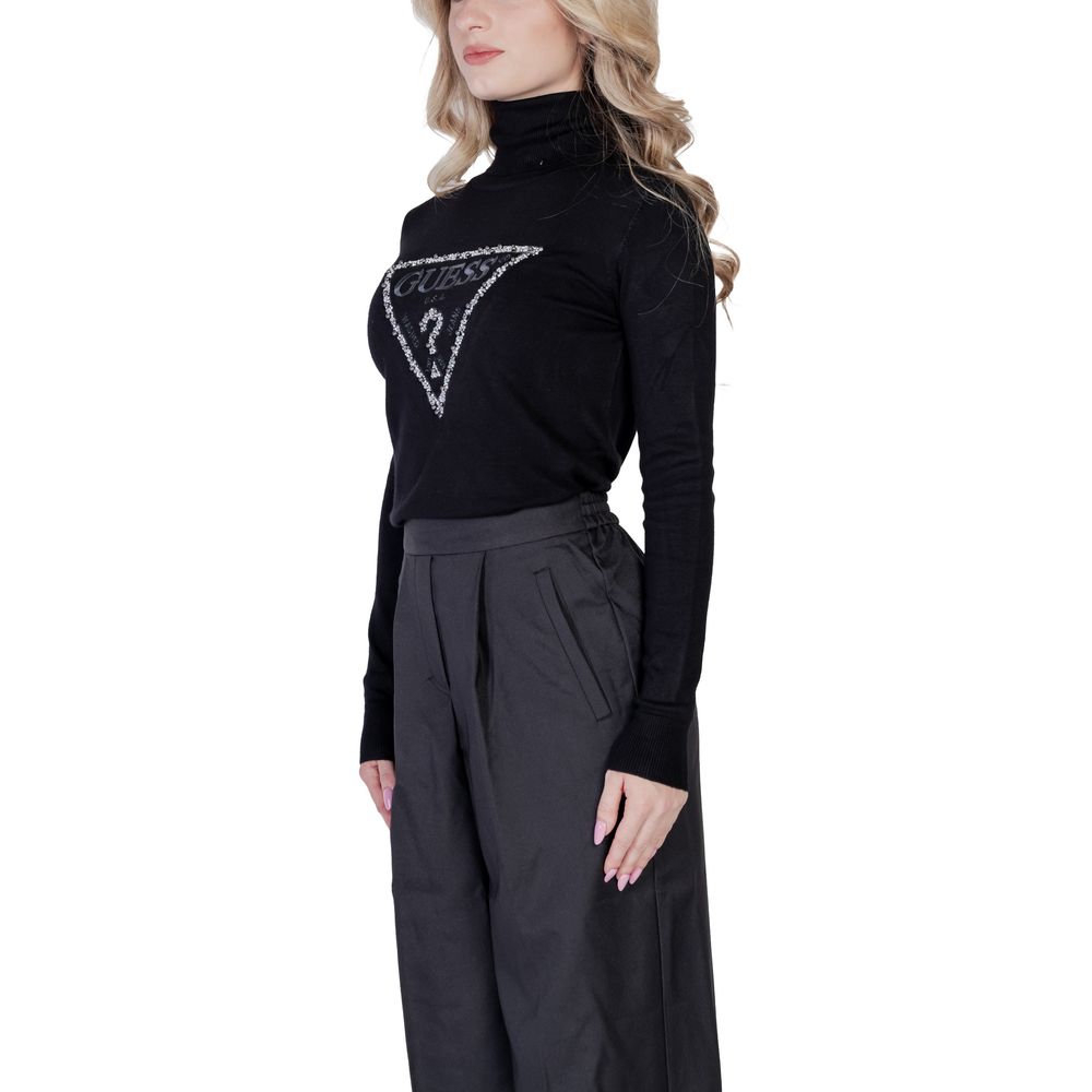 Schwarzer Viskosepullover