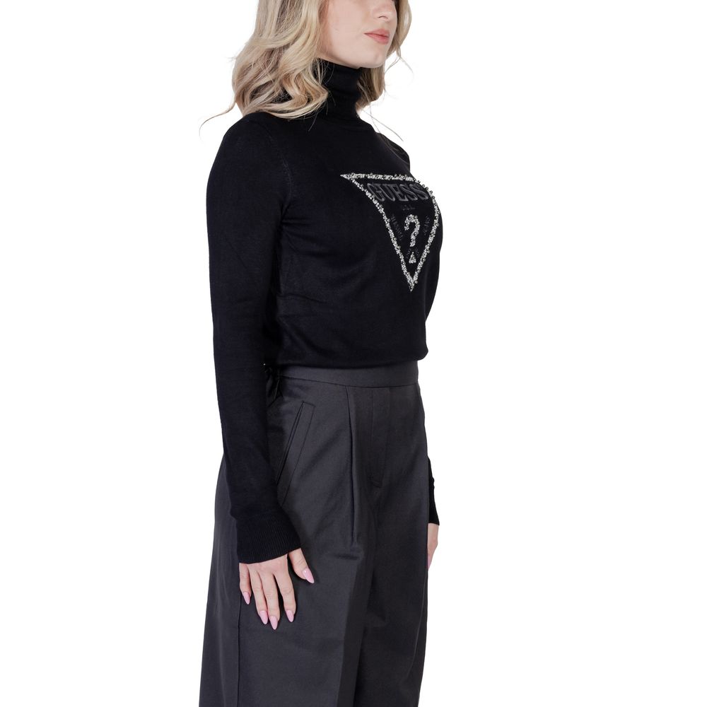 Schwarzer Viskosepullover