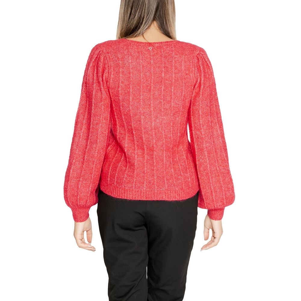 Rosa Polyesterpullover