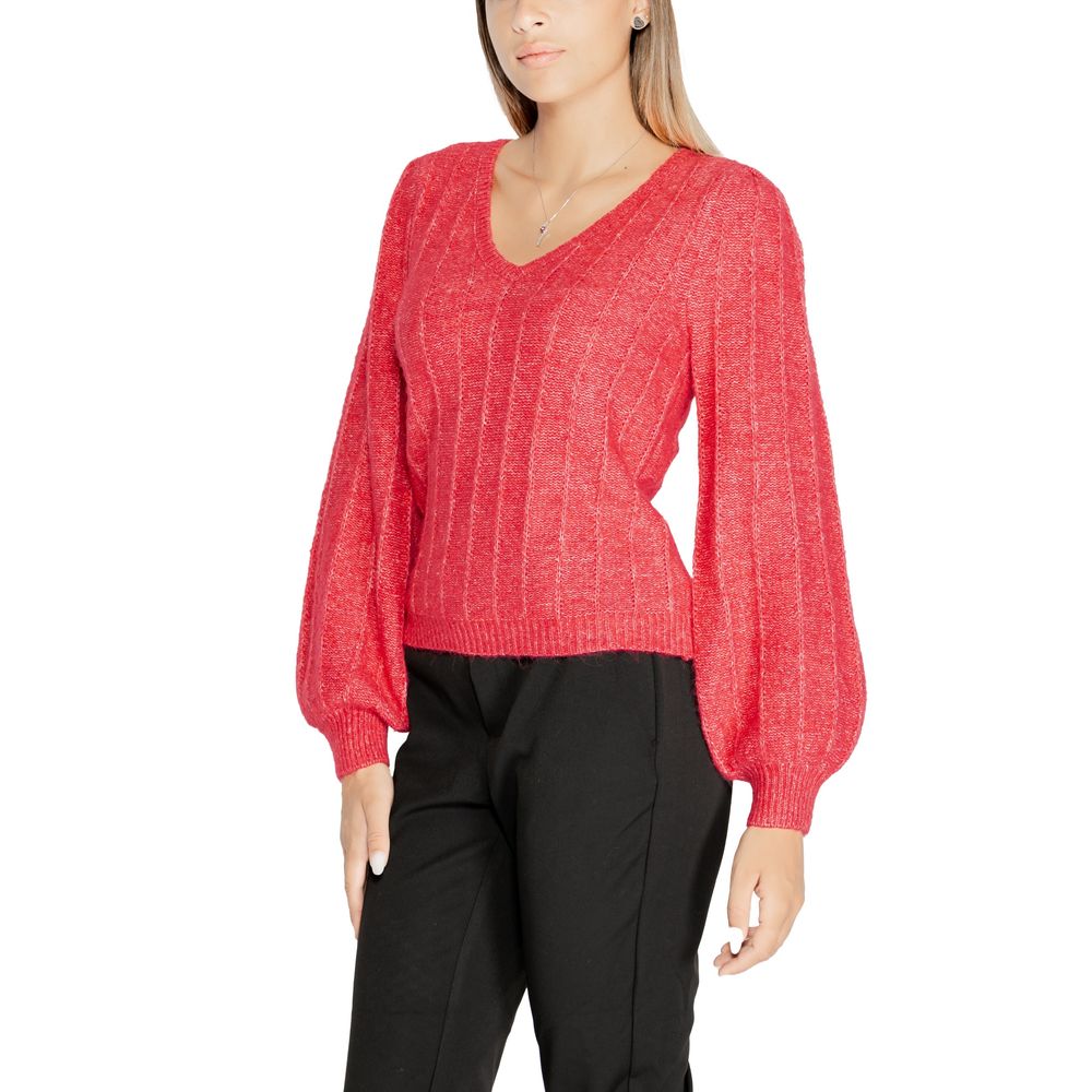 Rosa Polyesterpullover