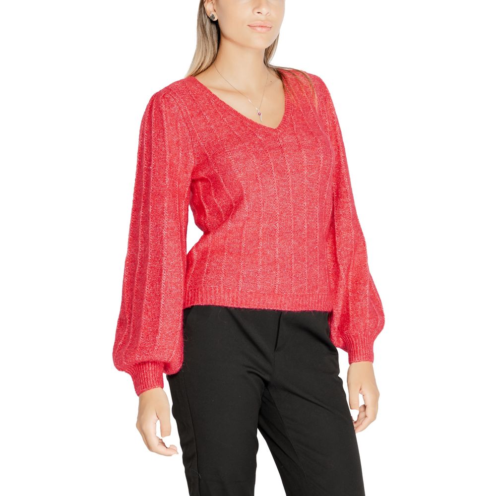 Rosa Polyesterpullover