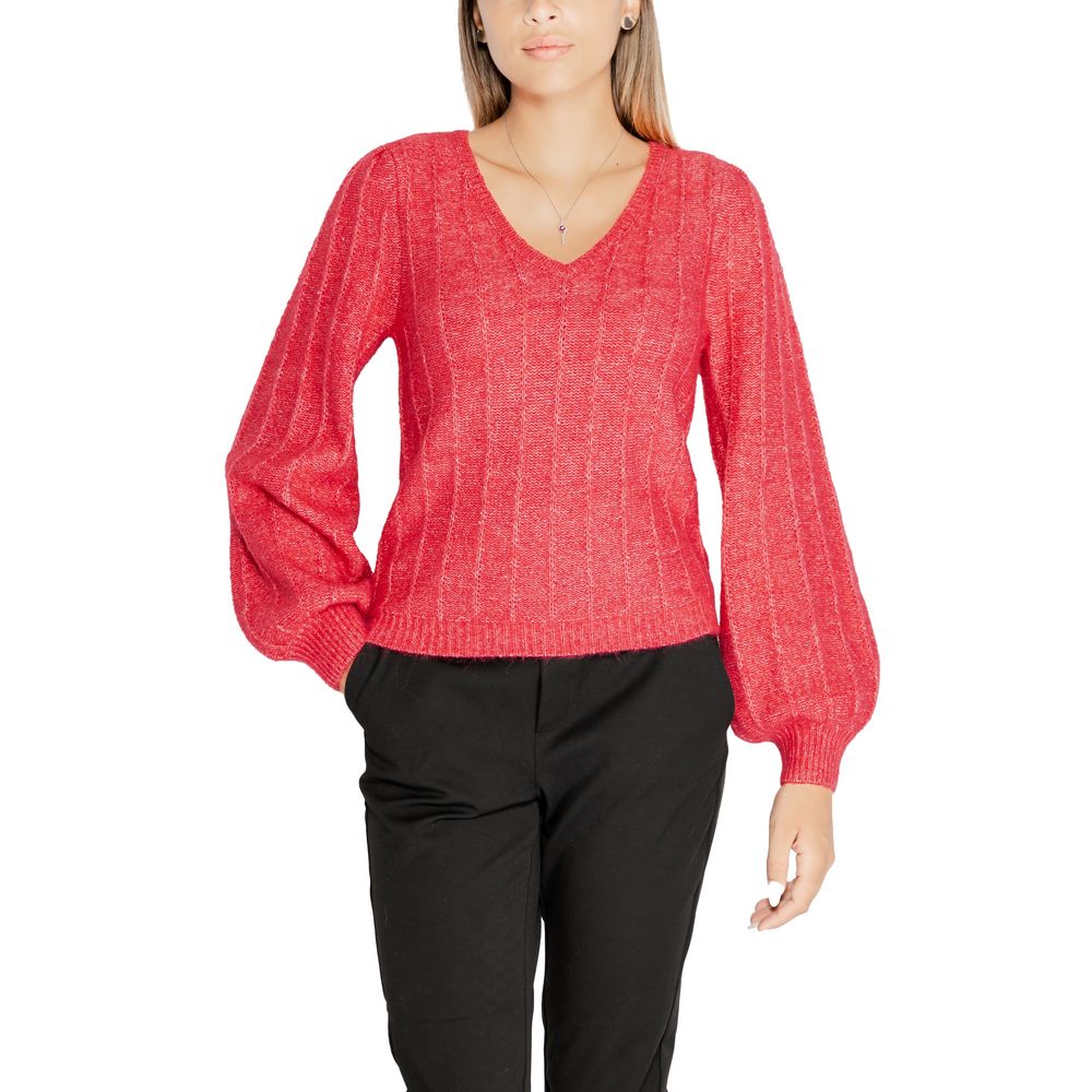 Rosa Polyesterpullover