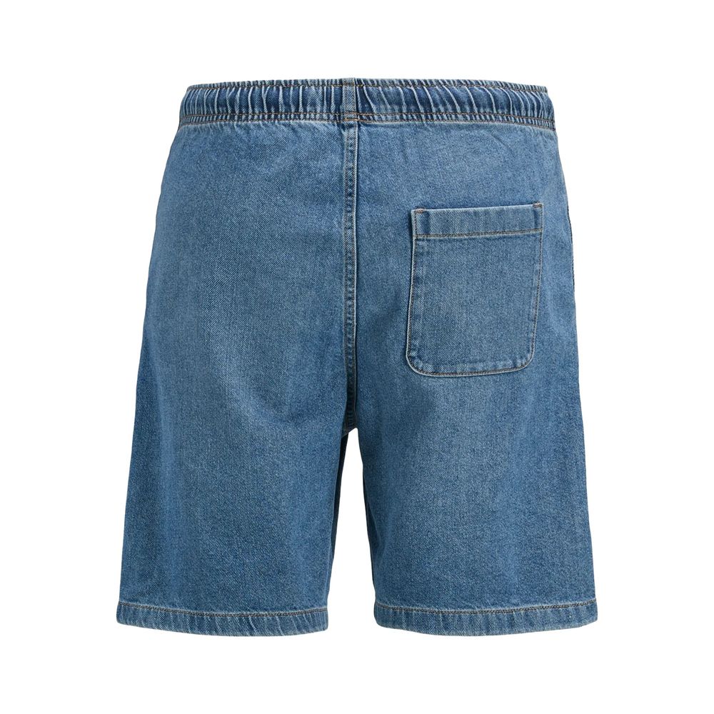 Hellblaue Baumwollshorts