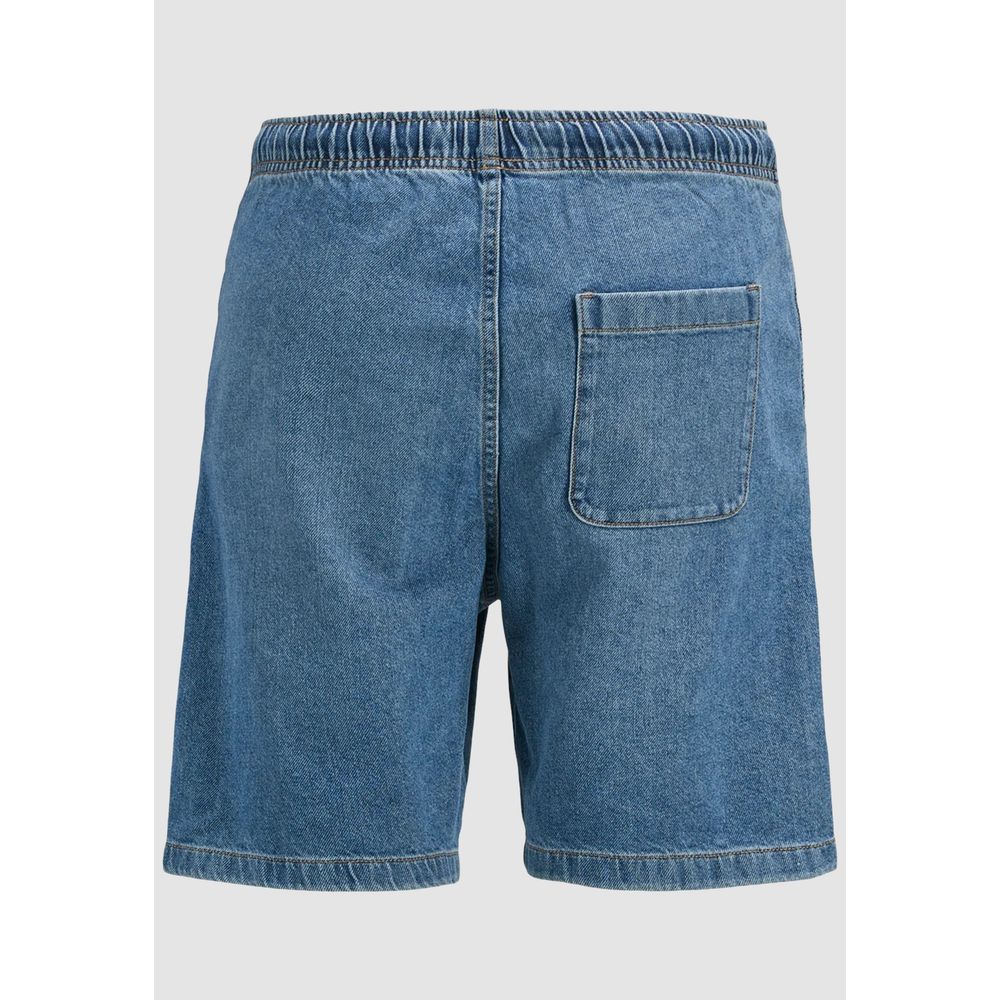 Hellblaue Baumwollshorts