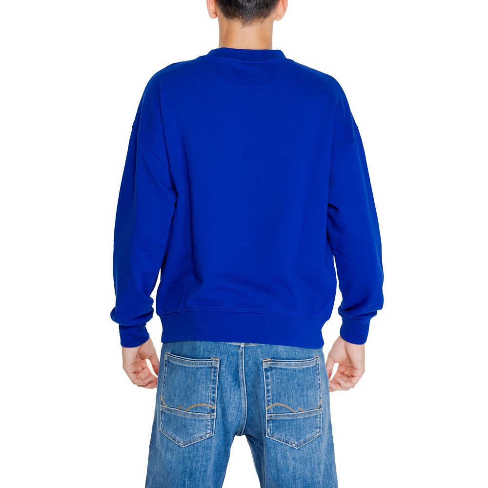 Maglione in cotone blu