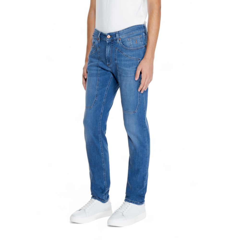 Blaue Jeans und Hose aus Baumwolle