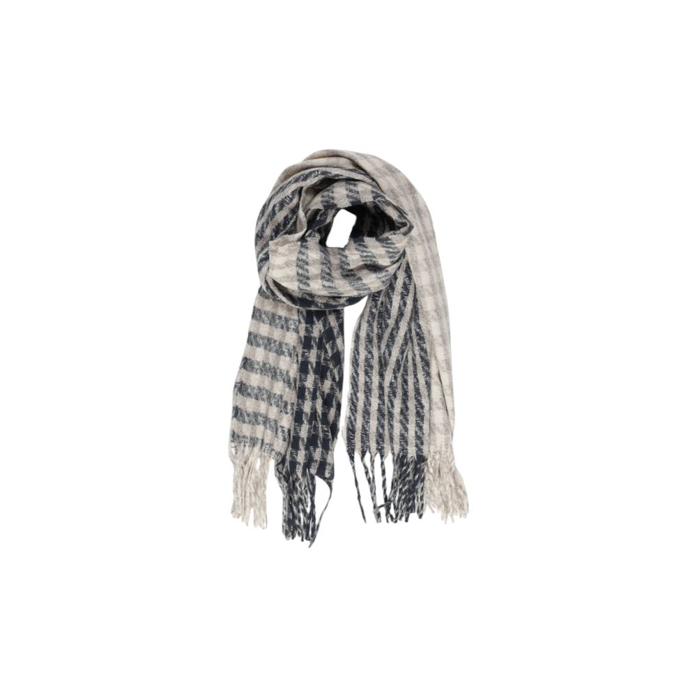 Gray Polyester Polyester Scarf