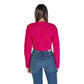 Pink Polyester Polyester Sweater