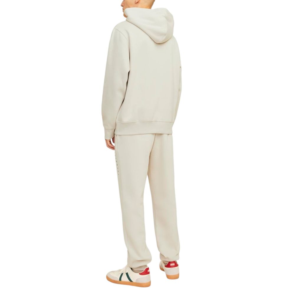 Beigefarbener Baumwollpullover
