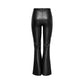 Black Polyester Jeans & Pant