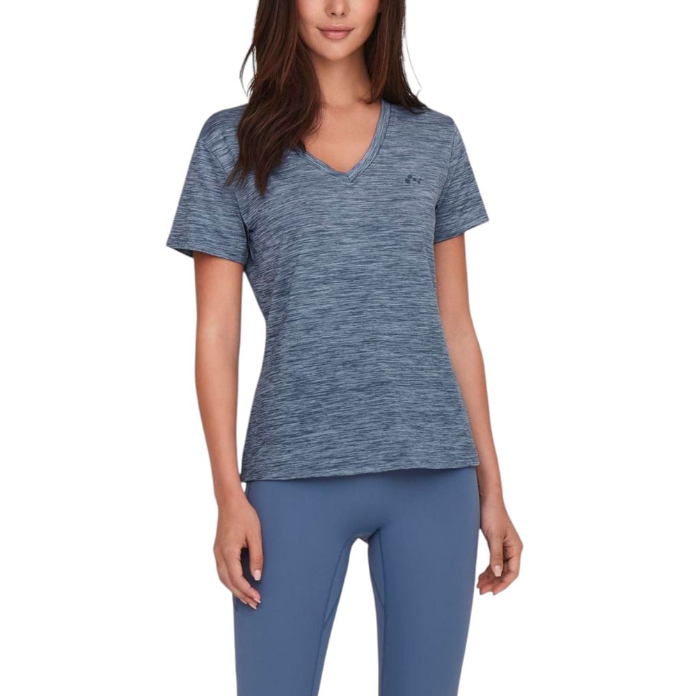 Blue Polyester Polyester Tops & T-Shirt