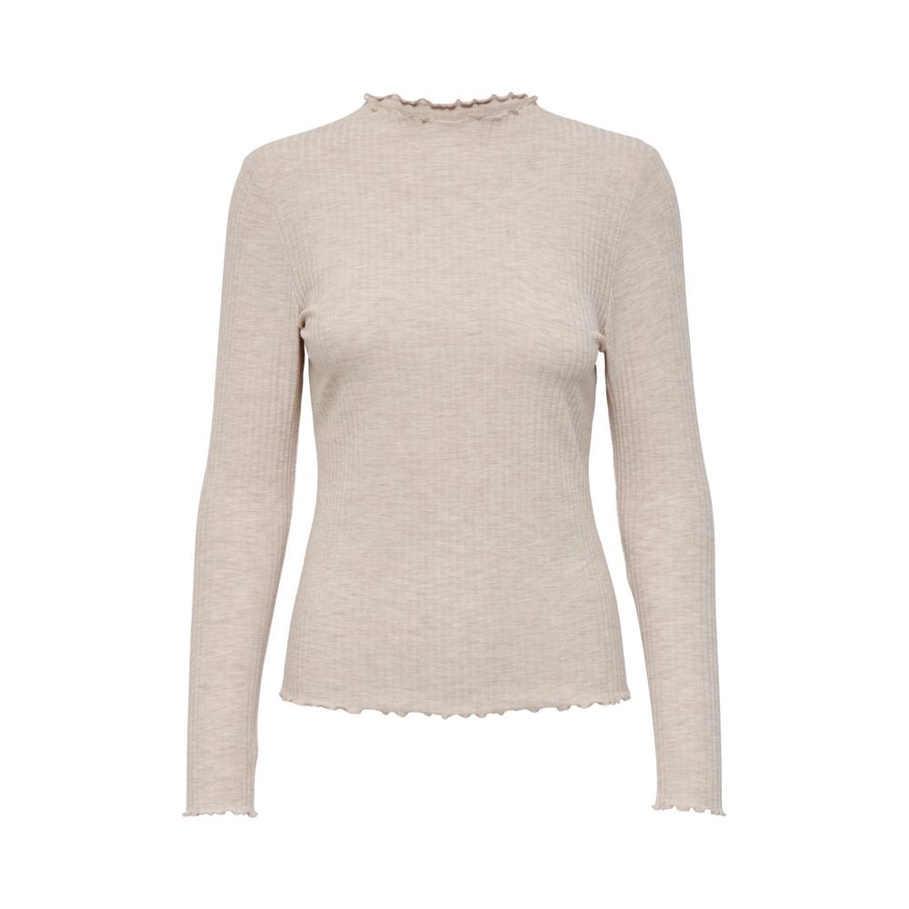 Maglione in poliestere beige