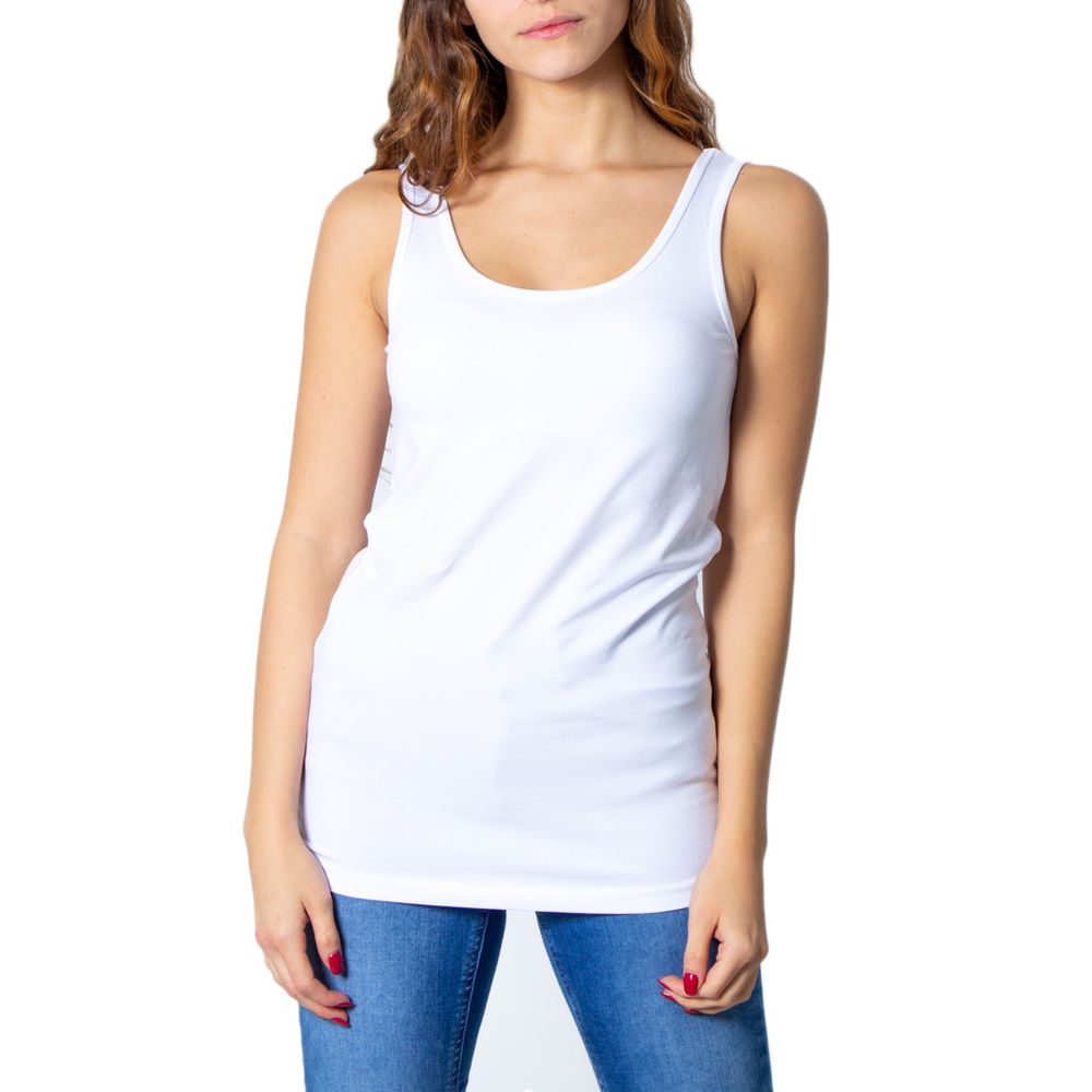 Top e T-shirt in cotone bianco