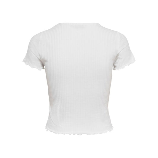 White Polyester Tops & T-Shirt