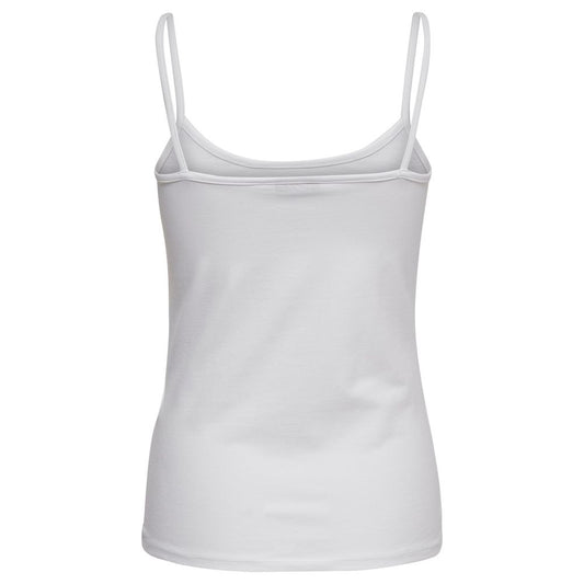 Top e T-shirt in cotone bianco