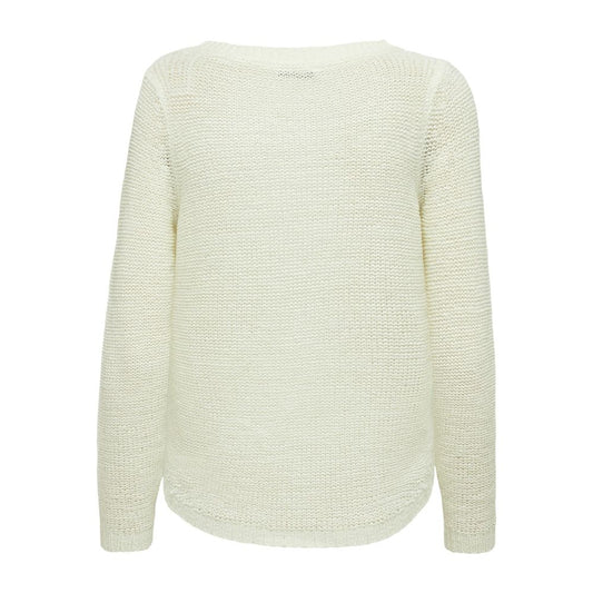 White Polyester Sweater