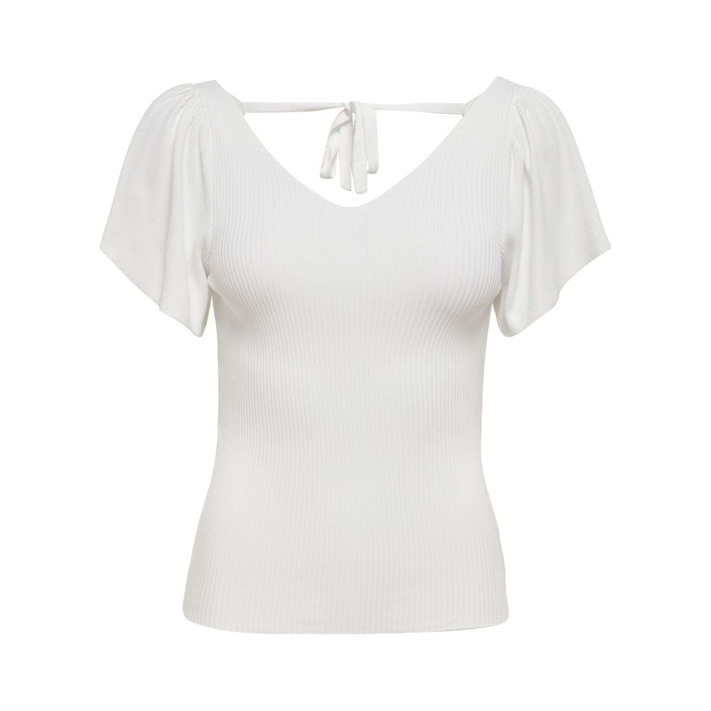 Top e T-shirt in poliammide bianco