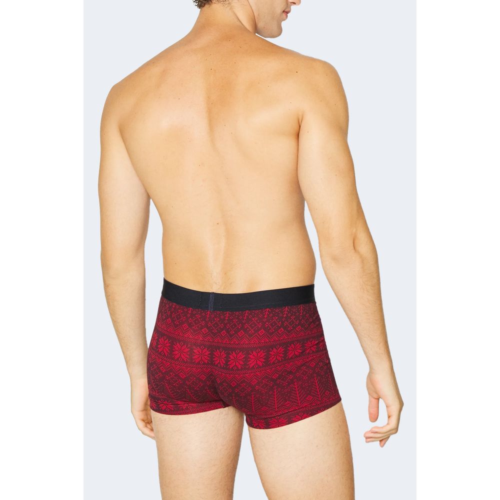 Intimo in cotone bordeaux