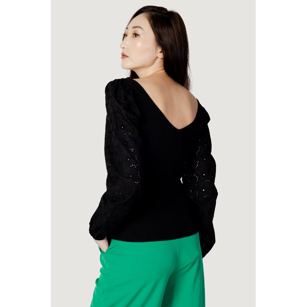 Schwarze Baumwolltops und T-Shirts