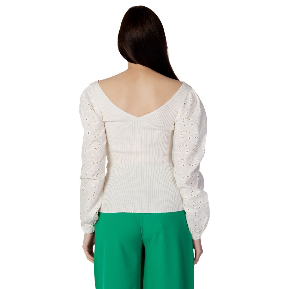 Beige Baumwolltops &amp; T-Shirts