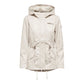 Beige Polyester Jackets & Coat