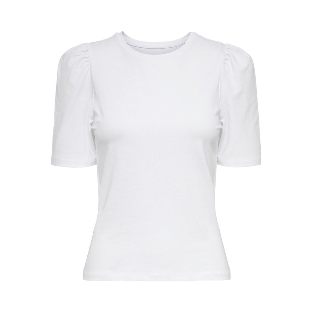 Top e T-shirt in cotone bianco